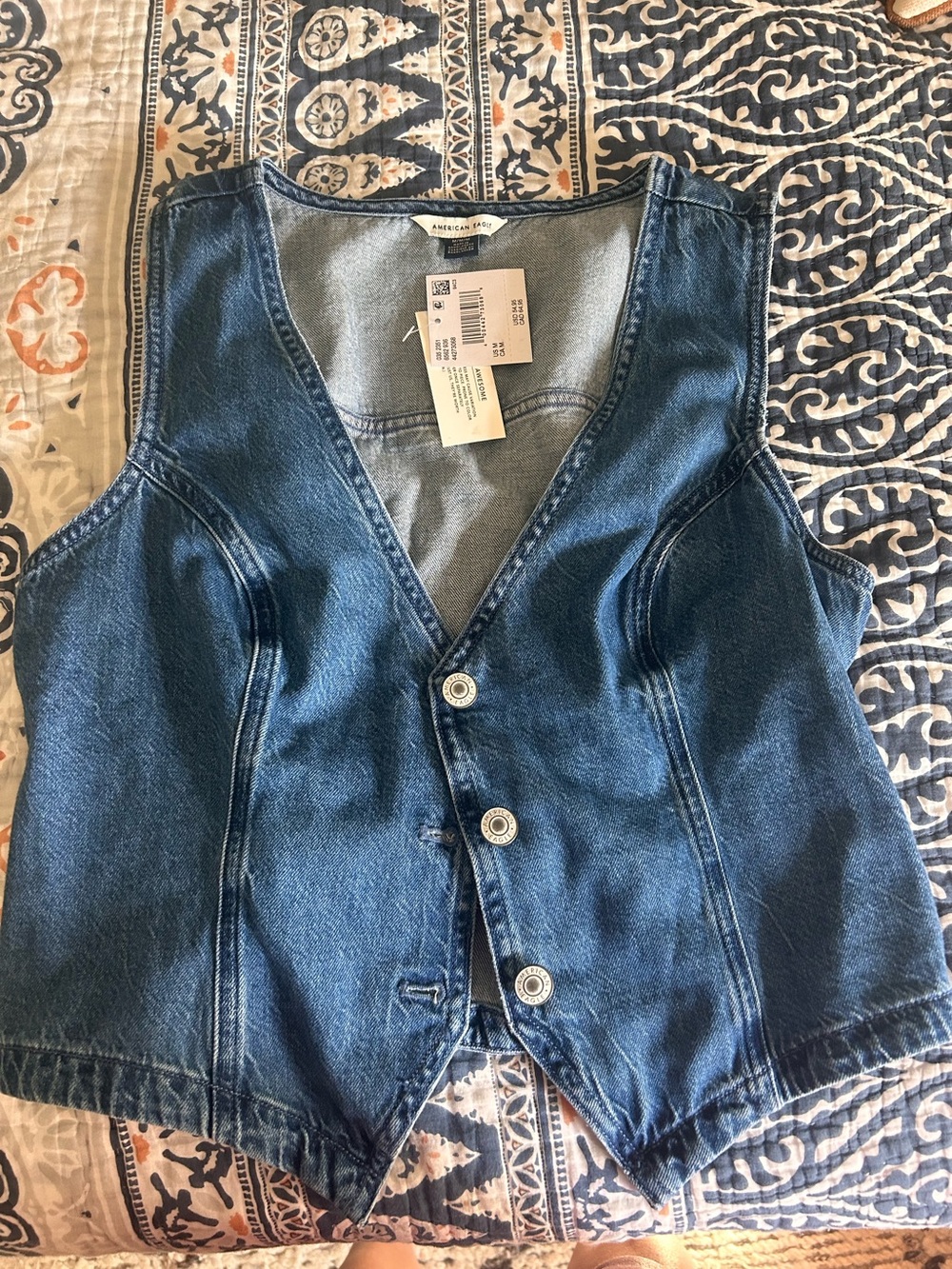 American Eagle Outfitters Light Blue Denim Jacket